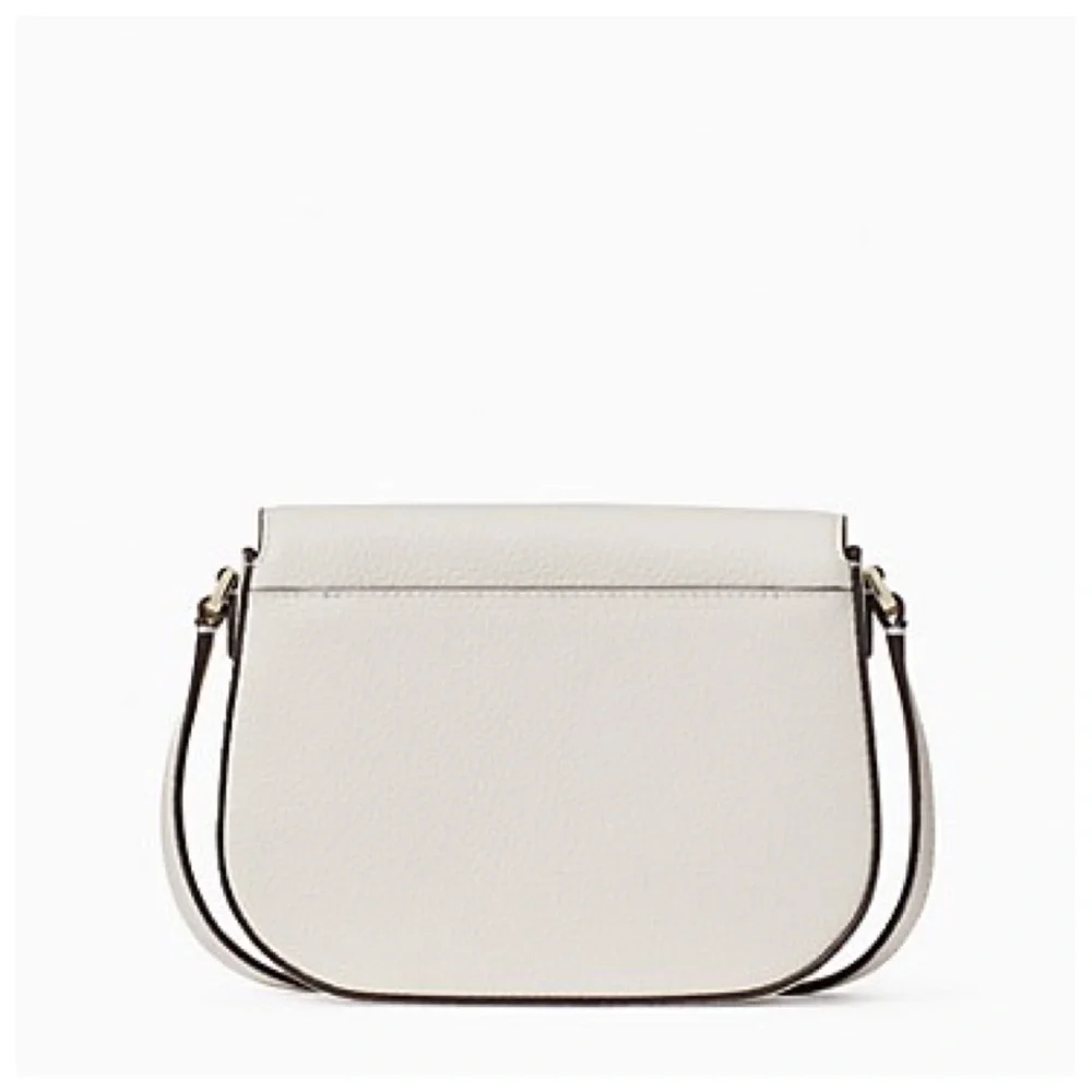 Kate Spade leila mini flap crossbody in parchment - Picture 8 of 10